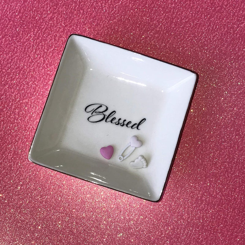 Simply Charmed Blessed Ceramic Jewelry Dish or Ring Holder - Religious Gift for Easter, Confirmation or Baptism - Image 4